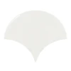 Carreau Blanc Brillant 10.6x12cm SCALE FAN WHITE 21968 - 0.37m²