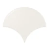 Carreau Blanc Mat 10.6x12cm SCALE FAN WHITE MATT 21977 - 0.37m²