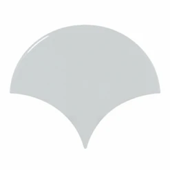 Carreau Bleu Ciel Brillant 10.6x12cm SCALE FAN SKY BLUE - 0.37m²