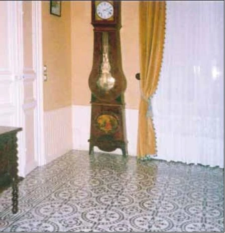 Carreau De Ciment Décor Rosace Noire 20x20 Cm Ref7620-1 - 0.48m² – Image 3