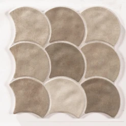 Carreau écaille Beige 30x30 SCALE MUD - 0.85m²