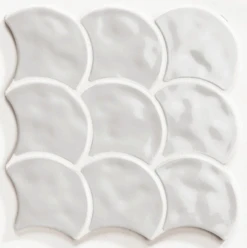 Carreau écailles Grises Brillantes 30x30 SCALE GLOSS GREY - 0.85m²