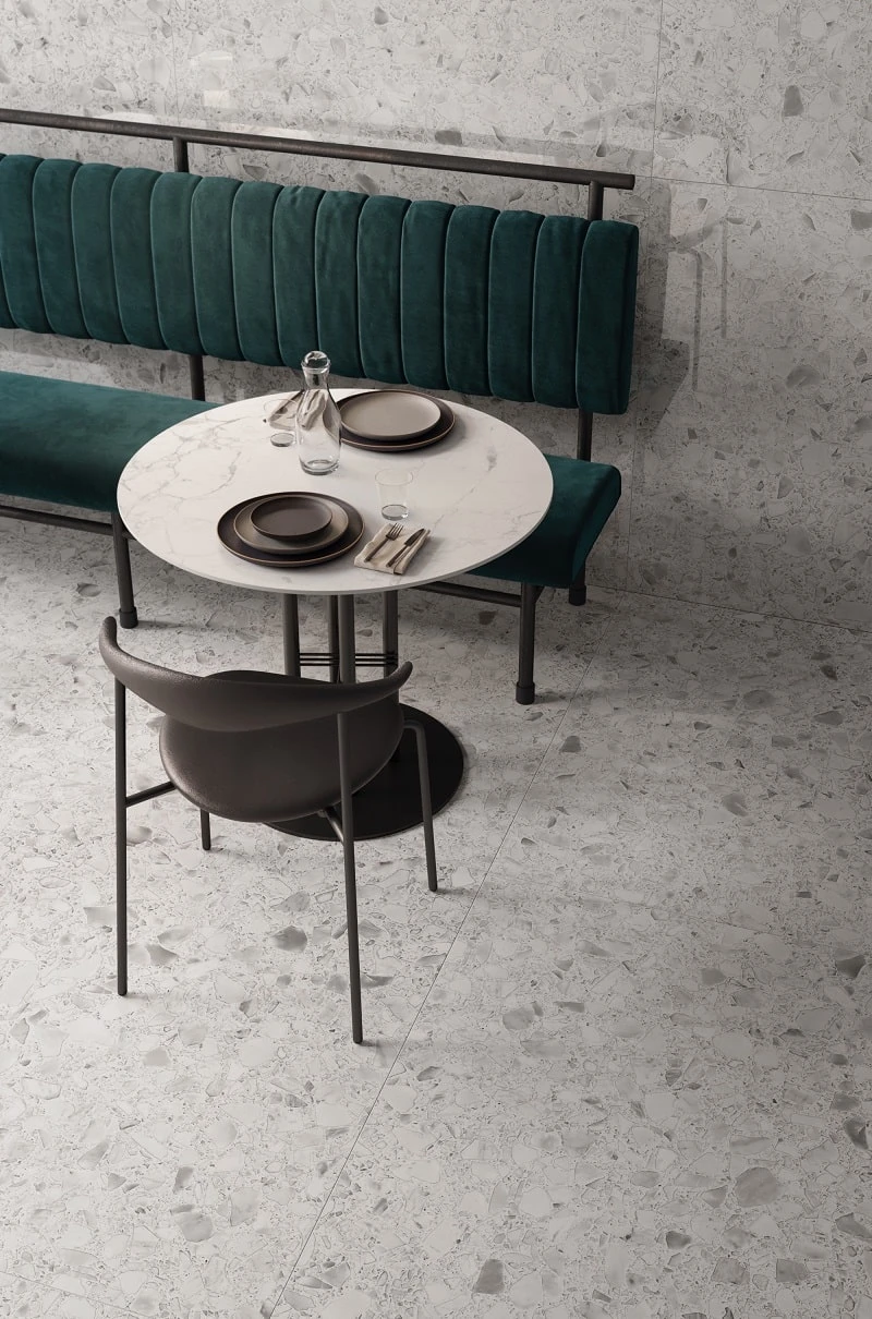 Carreau Style Granito 59x59 Cm MOHAIR BLANC -R10- 1.44m² – Image 3