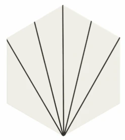 Carreau Tomette Blanc Dandelion 33x28.5 VENUS WHITE - 1m²