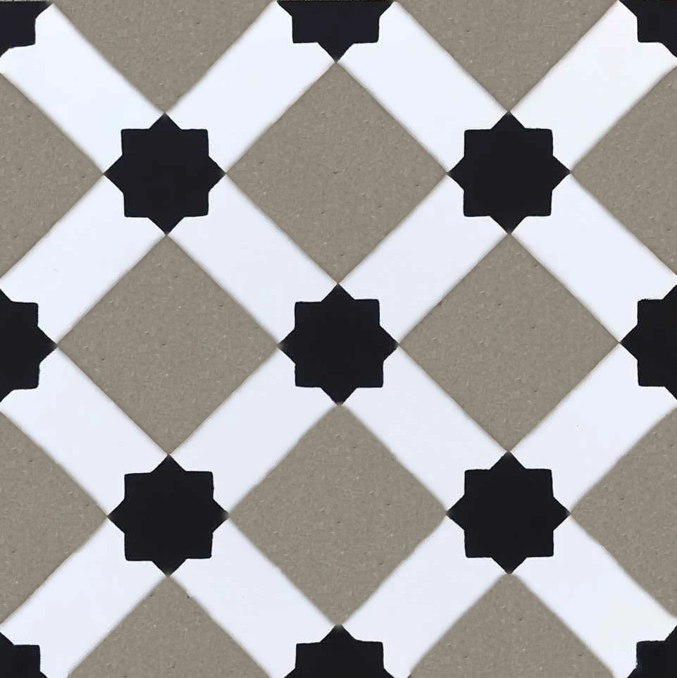 Carreaux De Ciment Véritable MERRION 7400-3 - 20X20 - 0,48 M² – Image 2