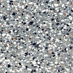 Carrelage à Motif Effet Terrazzo Bleu 20x20 Cm AZZURRO MICRO- 1.16m²
