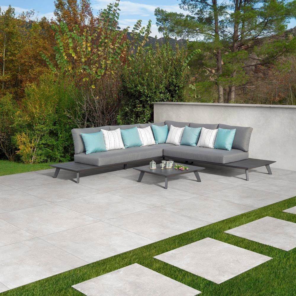 Carrelage Aspect Béton PARTA GRIGIO - 80X80 - 1,29 M² – Image 3