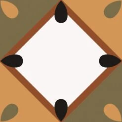 Carrelage Aspect Ciment BORBOREMA KOROLA WARM 20X20- 1 M²