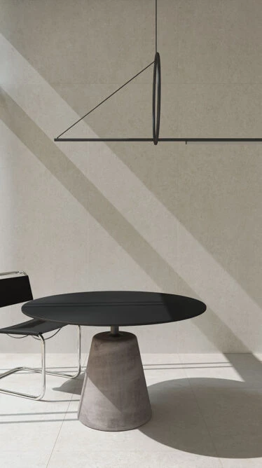 Carrelage Aspect Pierre Calcaire Rectifié BERA&BEREN LIGHT GREY BUSH HAMMERED 60X60 - 1,07 M² – Image 4