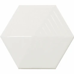 Carrelage Effet 3D UMBRELLA WHITE MATT 12.4x10.7 - 23030 - 0.44m²