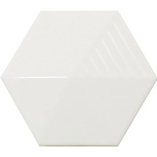 Carrelage Effet 3D UMBRELLA WHITE MATT 12.4x10.7 - 23030 - 0.44m²