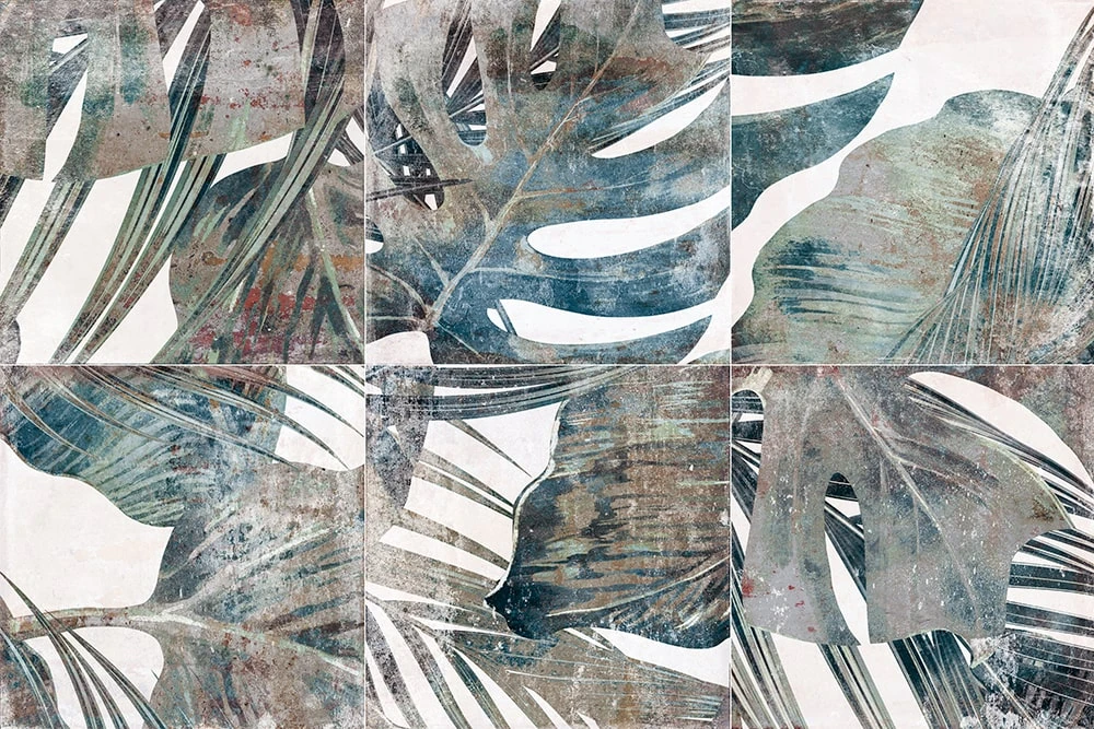 Carrelage Effet Botanique 20x20 Cm AMAZONE - 0.52 M²