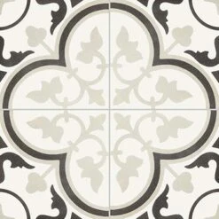 Carrelage Effet Carreau De Ciment REYKJAVIK DECOR 6 - 20X20 - 0,64 M²