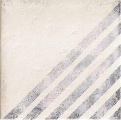 Carrelage Effet Ciment Blanc TOMAR ROADS ATLANTIC 22,5X22,5 - 1.01 M²