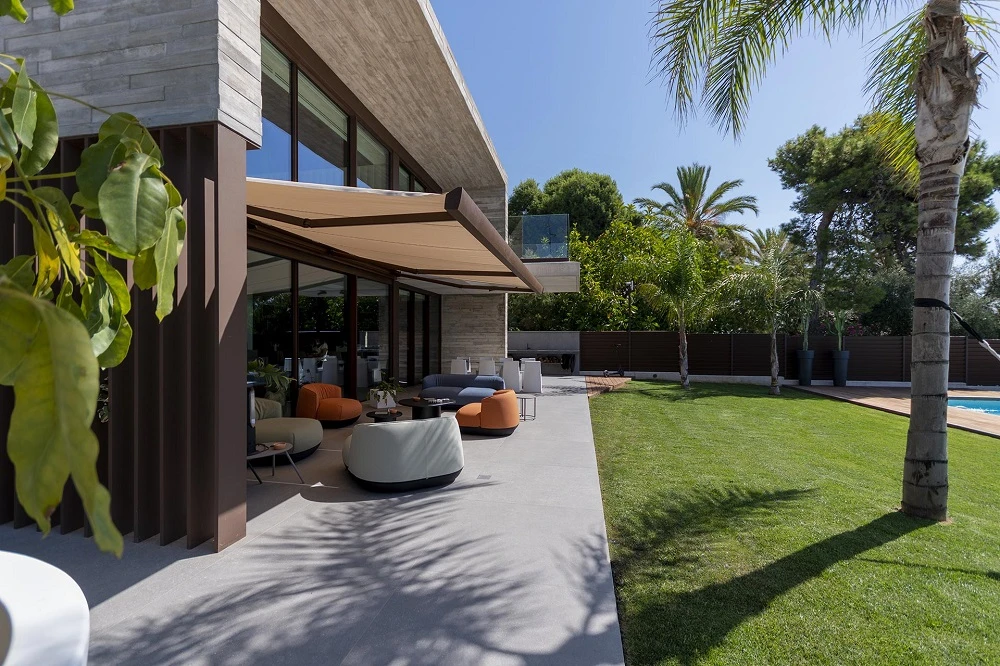 Carrelage Effet Pierre Anthracite 60x60 Cm NASSAU GRAFITO R10 - 1.08m² – Image 3