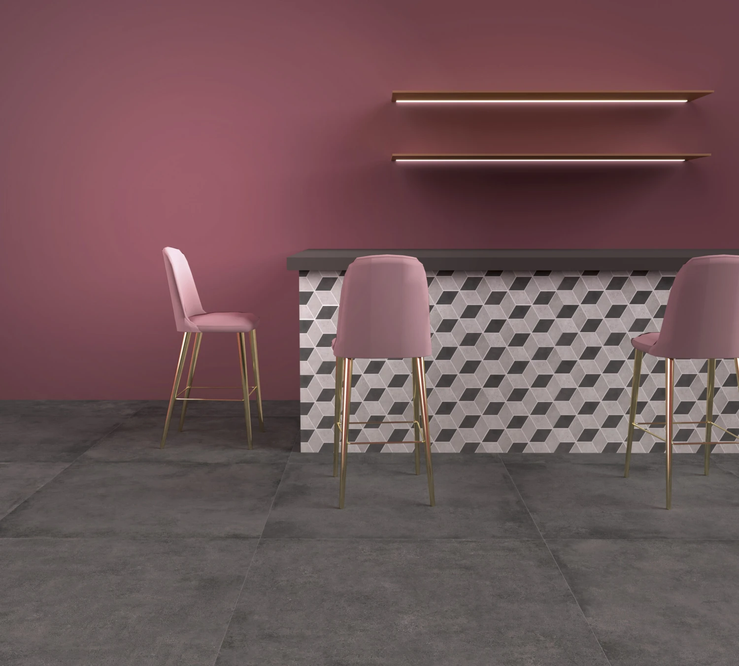 Carrelage Effet Pierre DARGET GRAPHITE - 60X60 - 1,44 M² – Image 2