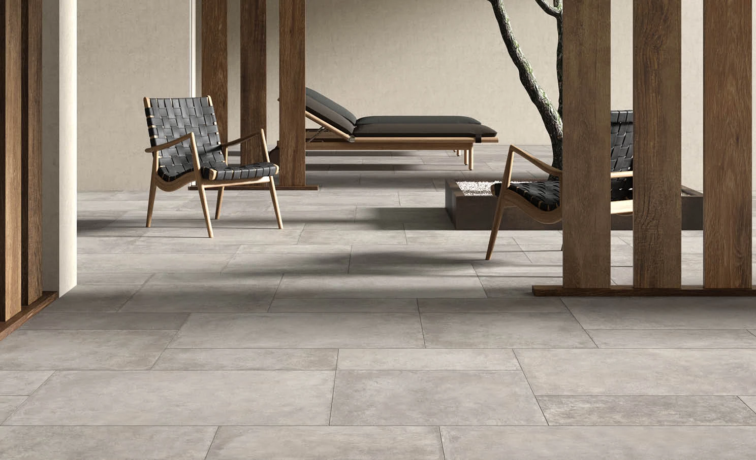 Carrelage Effet Pierre HORTIG CEMENT GRIP - 60X60 - 1,08 M² – Image 3