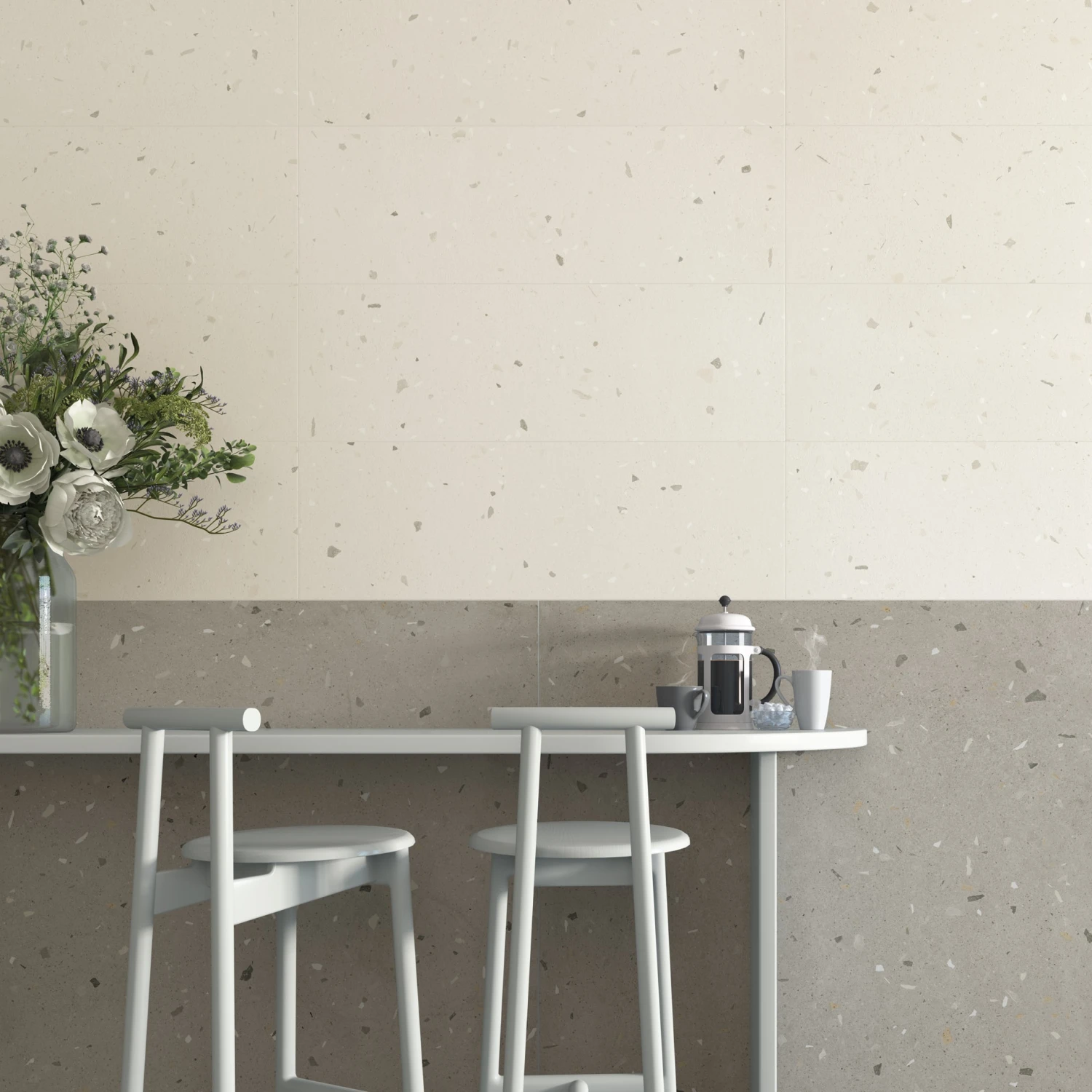 Carrelage Effet Terrazzo COMINO SESAMO - 20X20 - 1 M² – Image 2