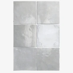 Carrelage Effet Zellige 13.2x13.2 ARTISAN GRIS 24459 - 1m²