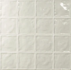 Carrelage Effet Zellige Blanc 15x15 CHIC NEUTRO - 1m²