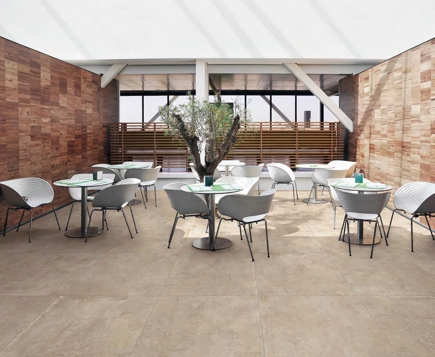 Carrelage Exterieur Anti Dérapant PARTA BEIGE 2CM R11 - 80X80 - 0,64 M² – Image 2