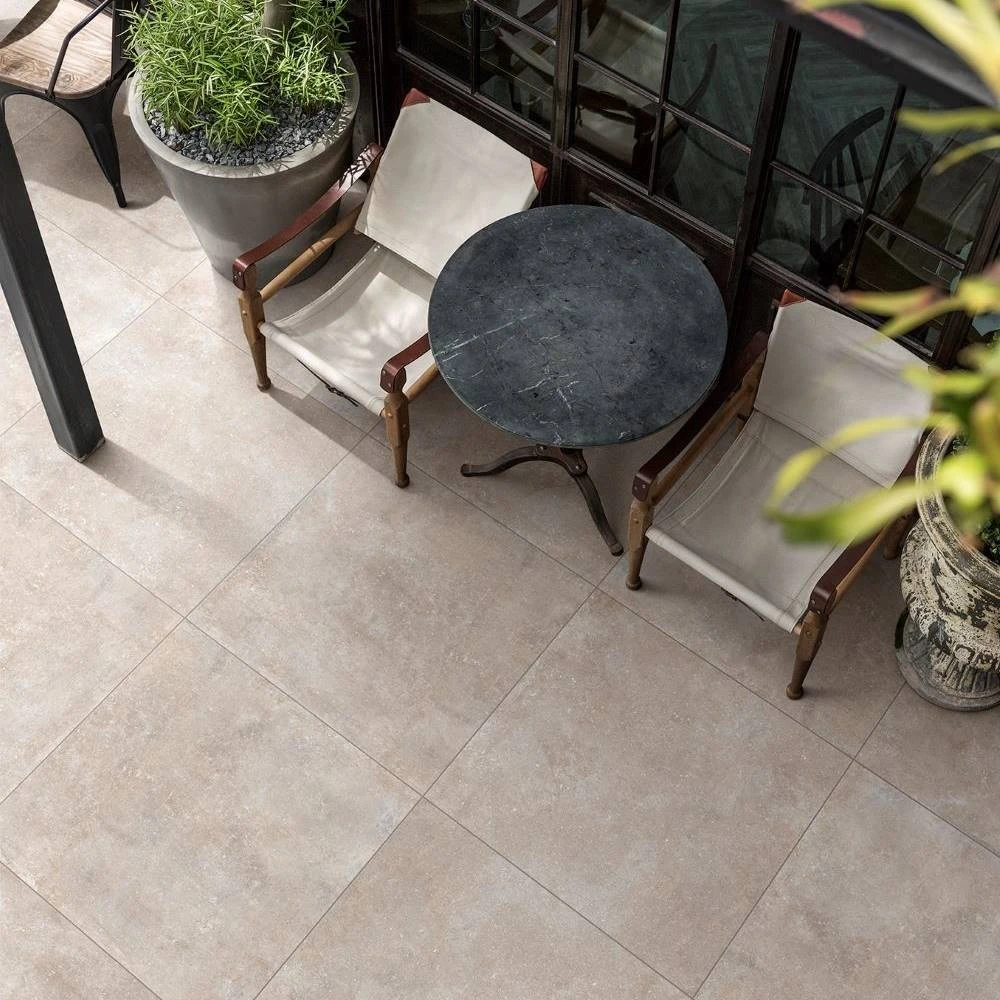 Carrelage Exterieur Anti Dérapant PARTA BEIGE 2CM R11 - 80X80 - 0,64 M² – Image 3