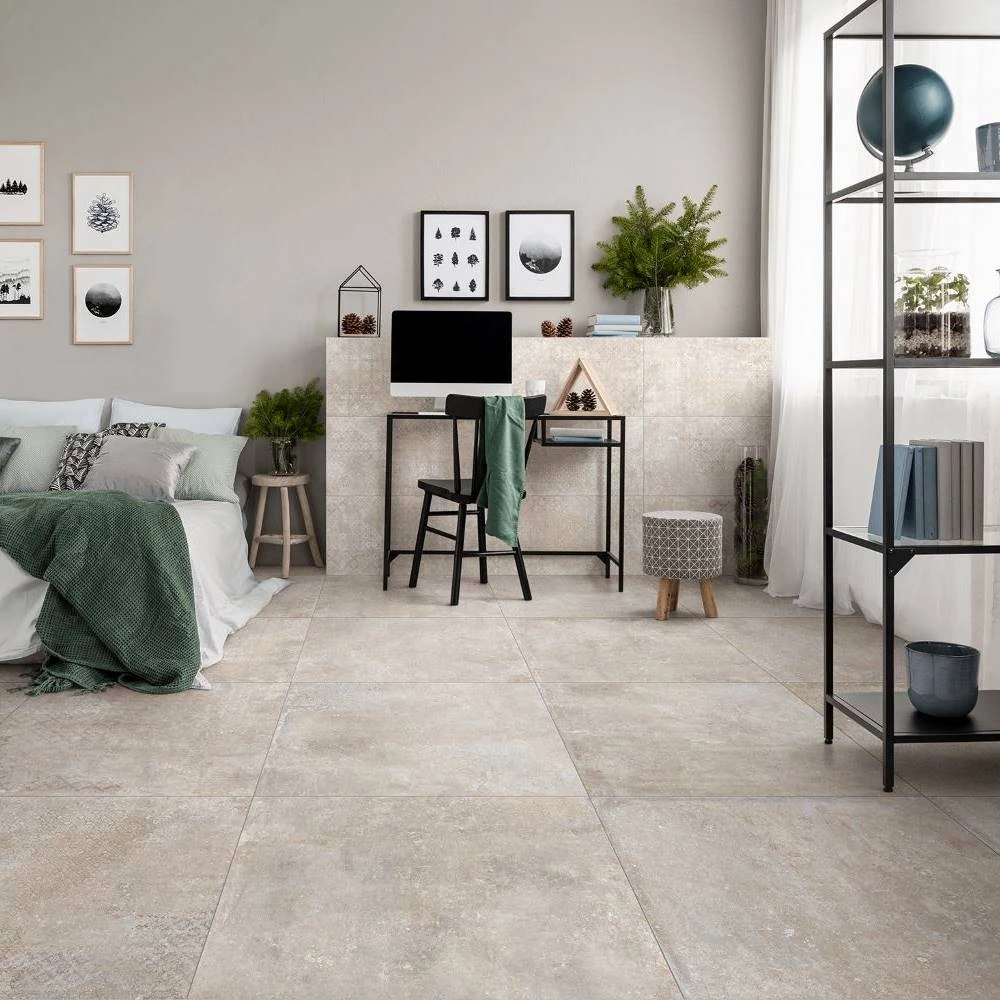 Carrelage Exterieur Anti Dérapant PARTA BEIGE 2CM R11 - 80X80 - 0,64 M² – Image 4