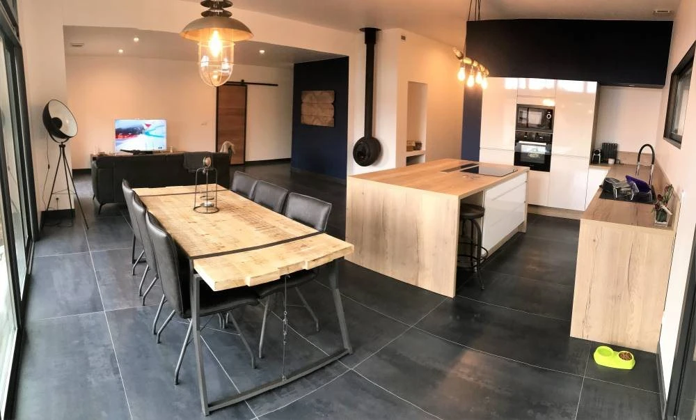 Carrelage Grand Format Style Métallisé Rectifié IONIC STEEL 60x120 Cm - 1.44 M² – Image 3