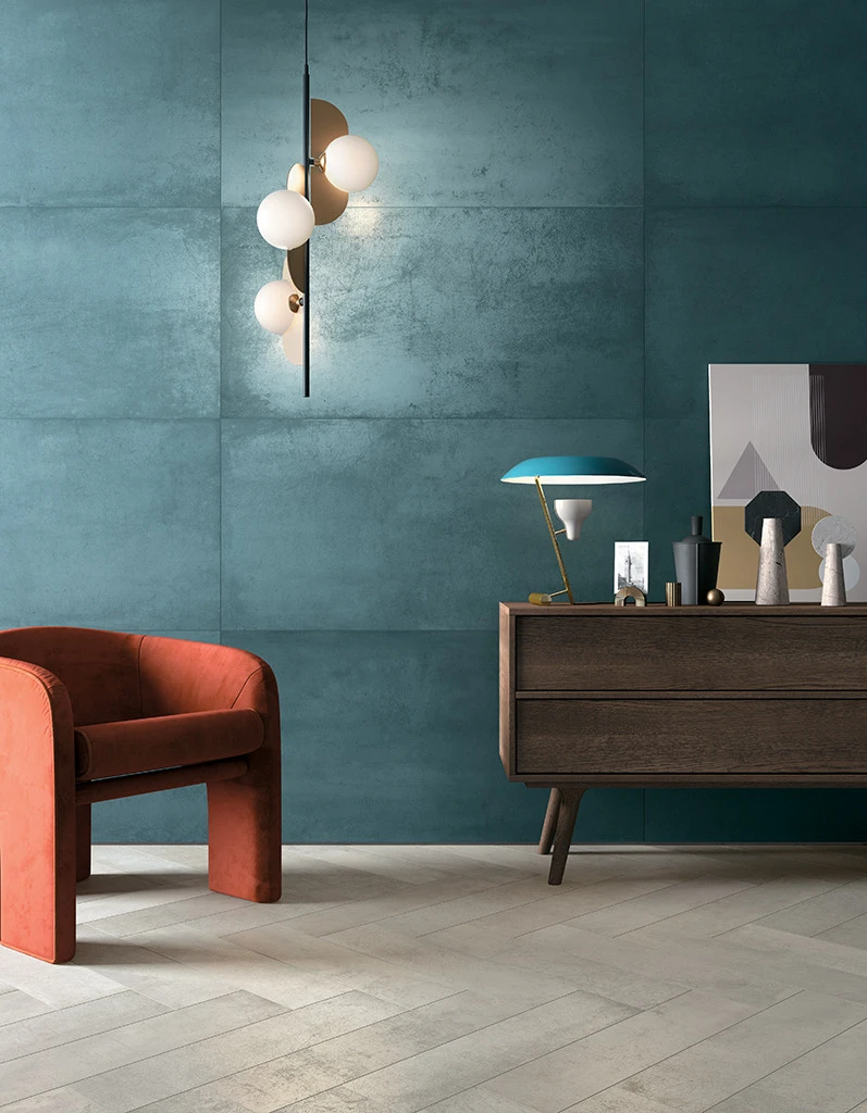 Mirage Carrelage Grès Cérame Effet Métal LIMA INDIGO - 60X60 - 1,08 M² – Image 2