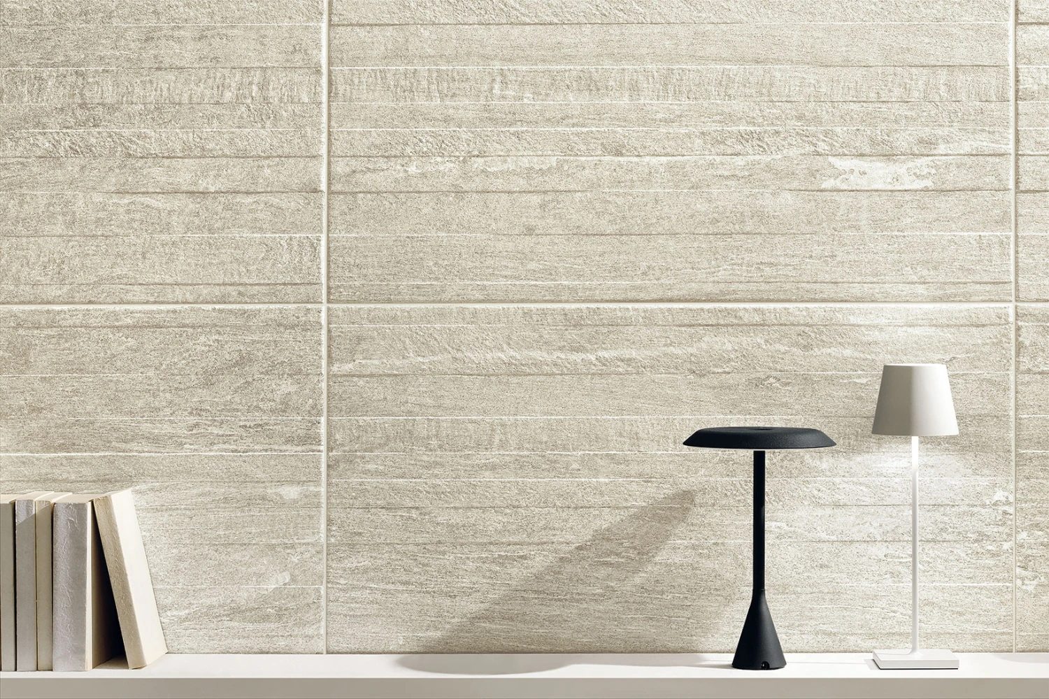 Carrelage Grès Cérame Effet Pierre DALLON WHITE ANTISLIP 45X90 - 1,21m² – Image 2