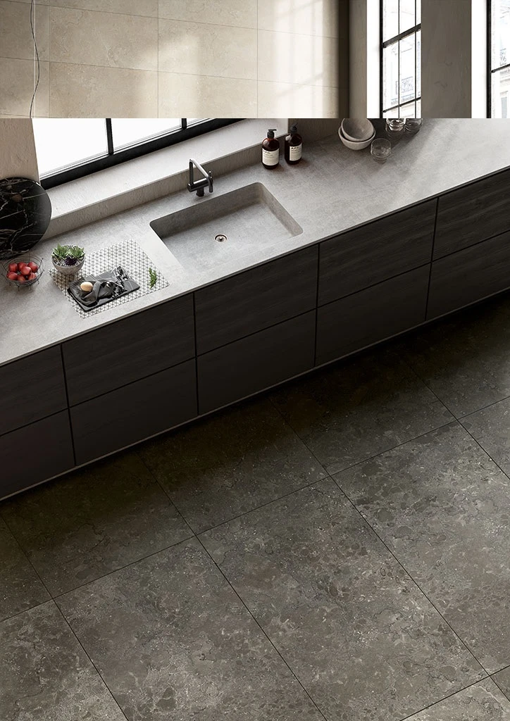 Carrelage Grès Cérame Effet Pierre LAROCHE MUD ANTISLIP 60X120 - 1,44m² – Image 2