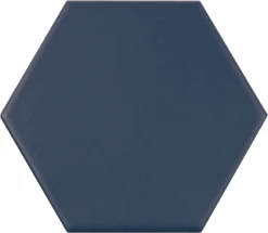 Carrelage Hexagonal Bleu Roi KROMATIKA NAVAL BLUE R10 - 11.6x10.1 Cm - 26469 - 0.43 M²