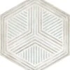 Carrelage Hexagonal Décoré HIMA LUCI 21X25 - 0.80 M²