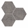 Carrelage Hexagonal Effet Terrazzo WIND MOSS NAT - 25x30 Cm - R10 - 0.935m²