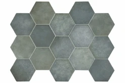 Carrelage Hexagonal HOUDAN INDIGO 17,5x20 - 0,71 M²