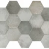 Carrelage Hexagonal HOUDAN SHADOW 17,5x20 - 0,71 M²