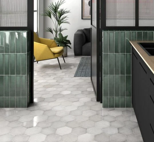 Carrelage Hexagonal HOUDAN SNOW 17,5x20 - 0,71 M² – Image 5