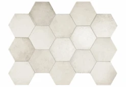Carrelage Hexagonal HOUDAN SNOW 17,5x20 - 0,71 M²