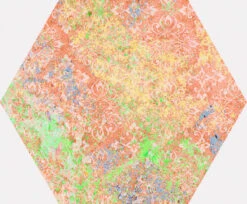 Carrelage Hexagone ENNA RED NATURAL HEXAGON R10 25x30 - 0,94 M²