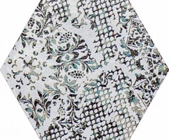 Carrelage Hexagone IGNEY WHITE NAT HEXAGON 25x30- 0,94 M²