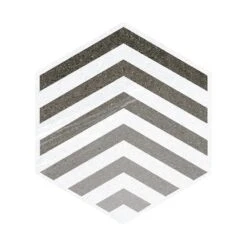 Carrelage Hexagone SAALES HEXÁGONO LACROIX GRIS 23x26,6 - 0,50 M²
