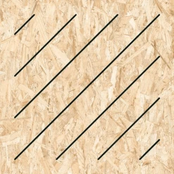 Carrelage Imitation Bois Aggloméré MASAI-R Grafito 59.3X59.3 Cm - 1.06 M²