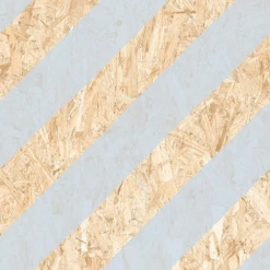 Carrelage Imitation Bois Aggloméré NENETS Azul 59.3X59.3 Cm - 1.06 M²