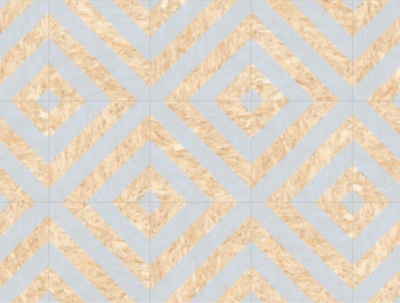 Carrelage Imitation Bois Aggloméré NENETS Azul 59.3X59.3 Cm - 1.06 M² – Image 5