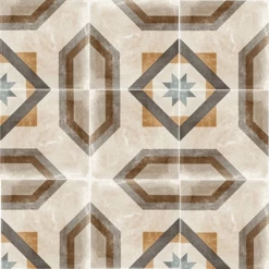 Carrelage Imitation Carreau De Ciment Ancien Décor Grès Cérame 60x60 Cm TEMPO CELENO - 1