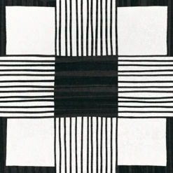 Carrelage Imitation Ciment 20x20 Cm CAPRICE DECO CLOTH B&W 22124- 1m²