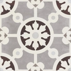 Carrelage Imitation Ciment 20x20 Cm Paris BERCY MARRONE - 1.16 M²