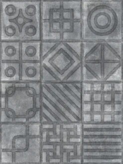 Carrelage Imitation Ciment 20x20 Cm Paulista Grafito Anti-dérapant R13 - 1m²