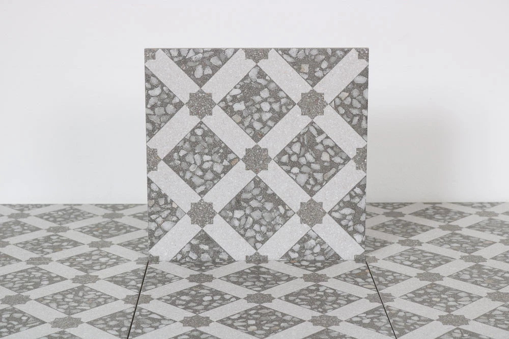 Carrelage Imitation Ciment 30x30 Cm Mancini Grafito Anti-dérapant R10 - 0.99m² – Image 4