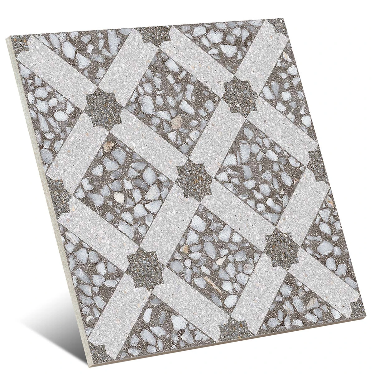 Carrelage Imitation Ciment 30x30 Cm Mancini Grafito Anti-dérapant R10 - 0.99m² – Image 5